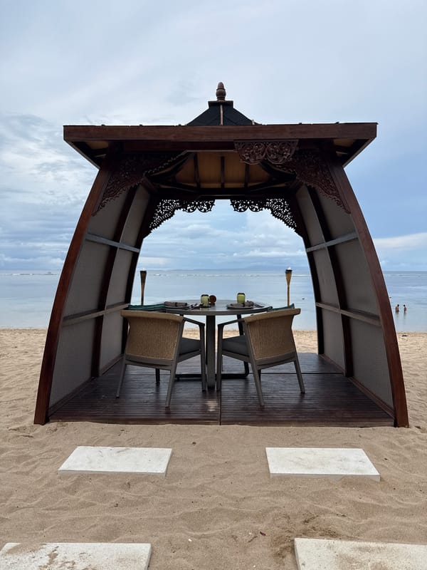 Resort tour documented in Nusa Dua, Bali morning