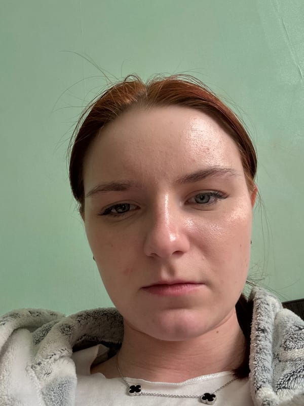 Woman documents afternoon food shopping and selfies in Saint Petersburg