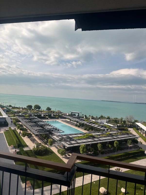 Morning view captured of Black Sea from Sveti Vlas