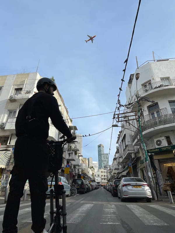 Morning glimpses of everyday life across Tel Aviv streets