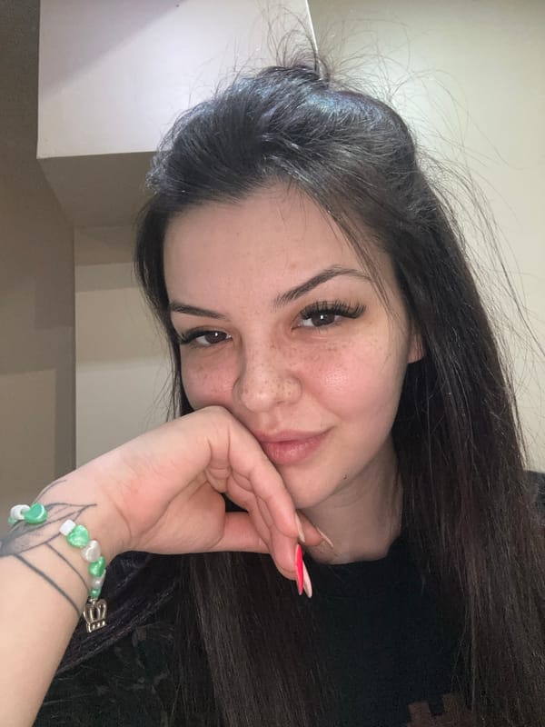 Young woman photographed in portrait pose in Sliven, Bulgaria