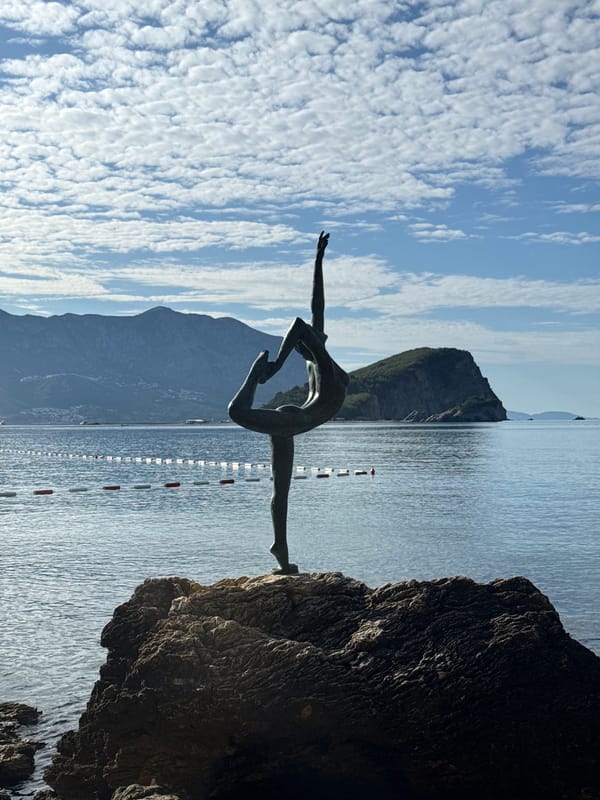 Morning tourist exploration documented across Budva, Montenegro landmarks