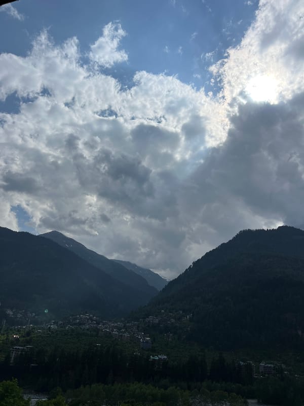 Morning spiritual practice and daily life documented in Vashisht, India