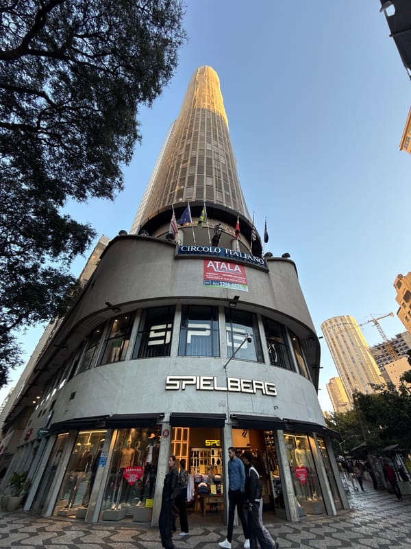 Evening urban documentation tour captures São Paulo landmarks and streetscapes