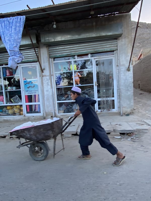 Afternoon street life documented in Kandahar, Arghandab districts