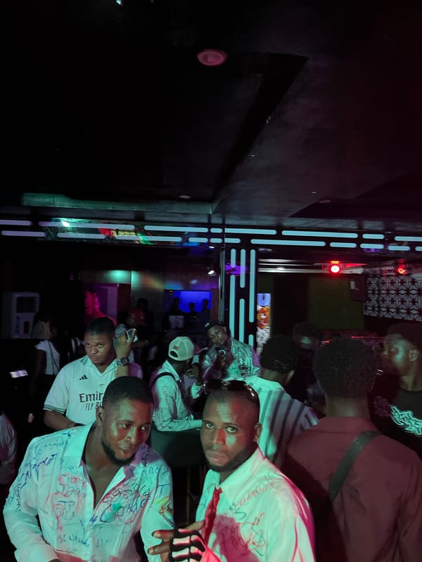 Late-night bar crawl and DJ set at a sign-out celebration