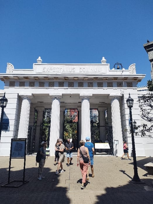 Tourist documents Buenos Aires cemetery and street scenes