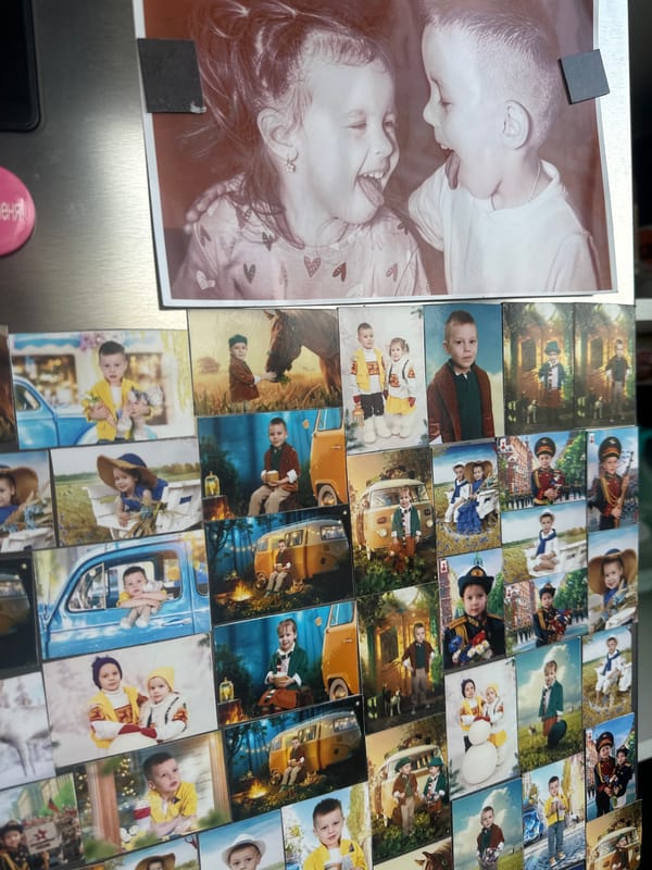 Family morning routine documented in Tomilino, Russia home