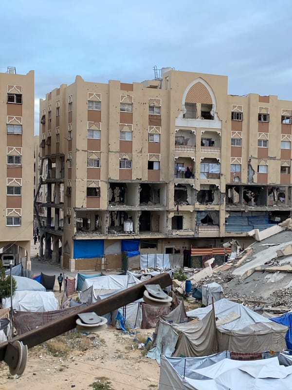 Damaged buildings documented in Khan Yunis, Palestinian Territory