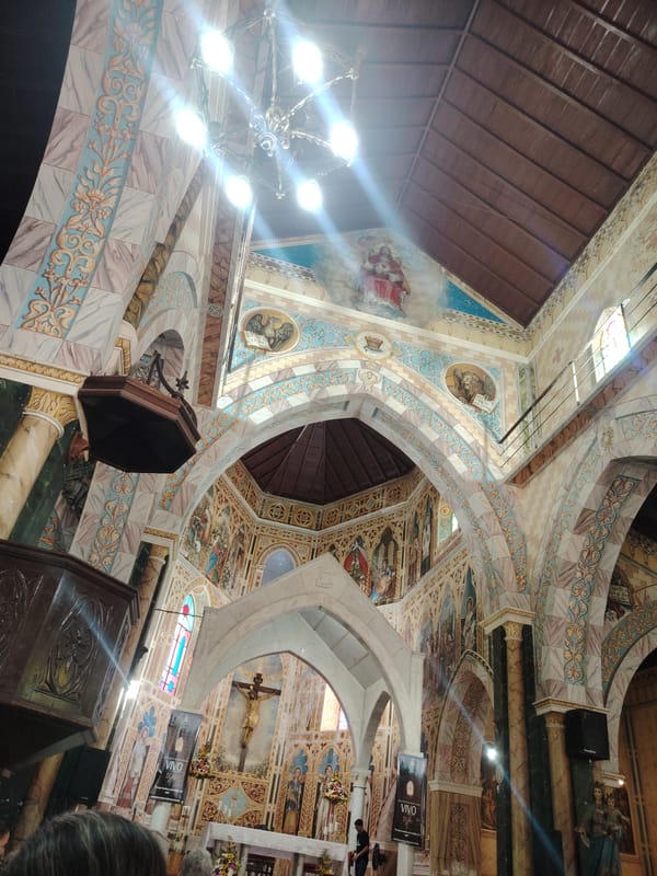 Church interior documented in Tinaquillo, Venezuela