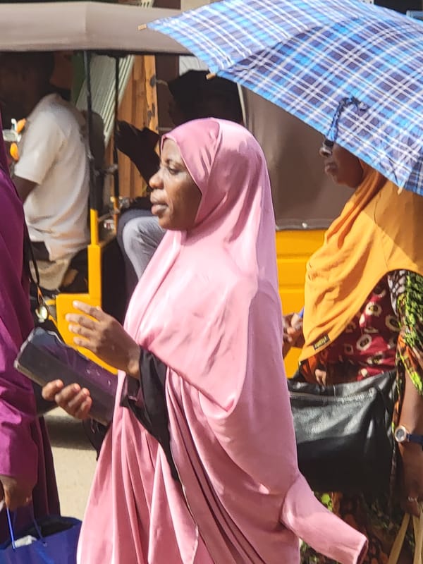 Morning market activity documented in Maiburiji, Nigeria