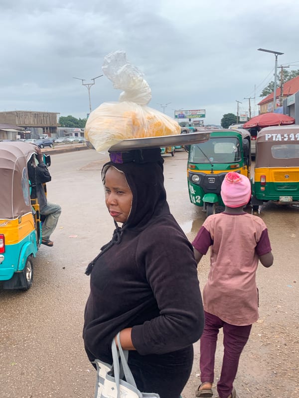 Morning street scenes across Gura Top and Jos, Nigeria