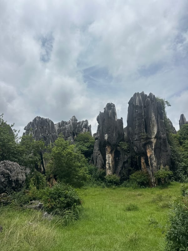 Stone Forest karst formations at Shilin, Kunming