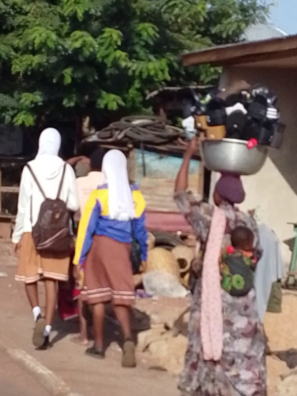 Daily life scenes observed in Tamale, Ghana streets