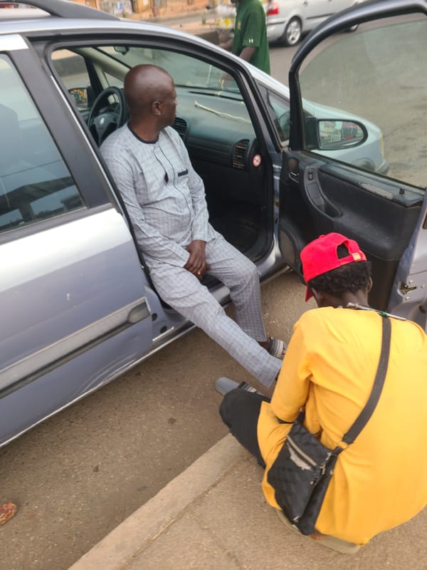 Street scene documented by witnesses in Gura Top, Nigeria