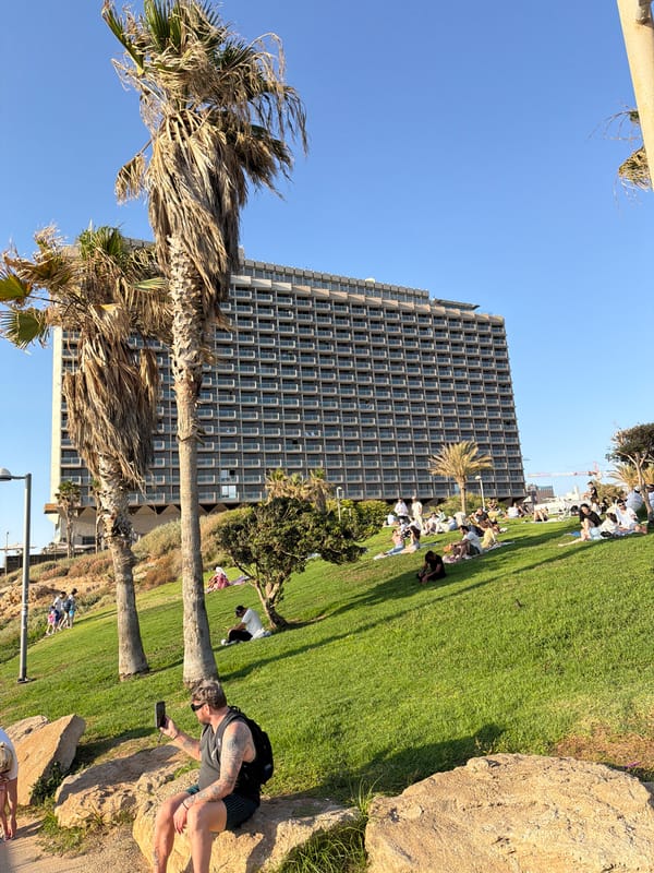 Tel Aviv beachgoers enjoy water sports and leisure activities