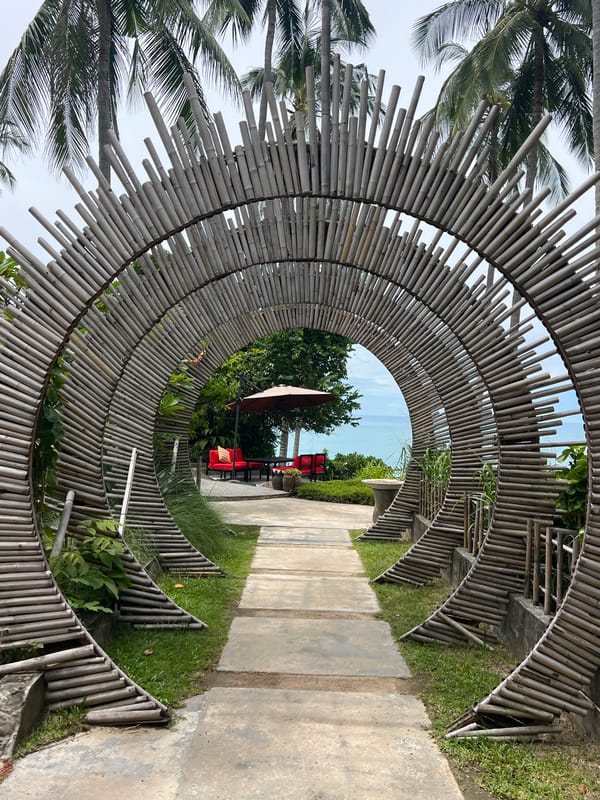Inside The Jungle Club, Koh Samui's hillside bar and deck