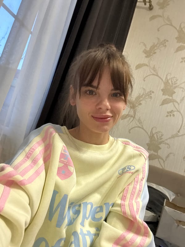 Woman takes indoor selfies in Rostov-on-Don