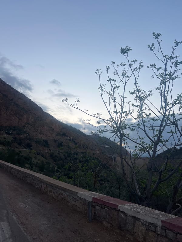 Dawn documentation of Bin El Ouidane Dam Morocco