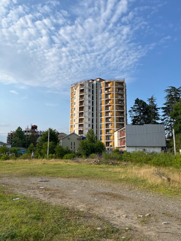 Quiet morning slice of everyday life in Ureki, Georgia
