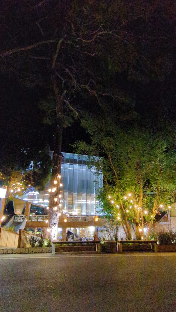 Evening cafe gathering documented in Da Lat, Vietnam