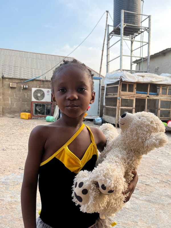 Children play outdoors in Nigerian communities