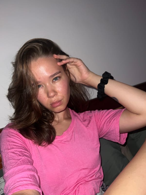 Woman's quiet moments captured at Vietnam heritage area accommodation