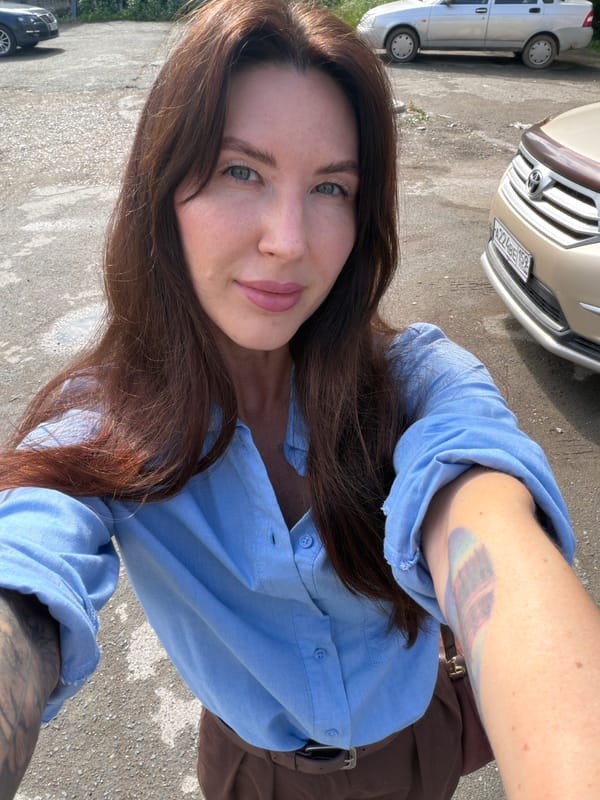 Selfie series during a morning stroll through Perm