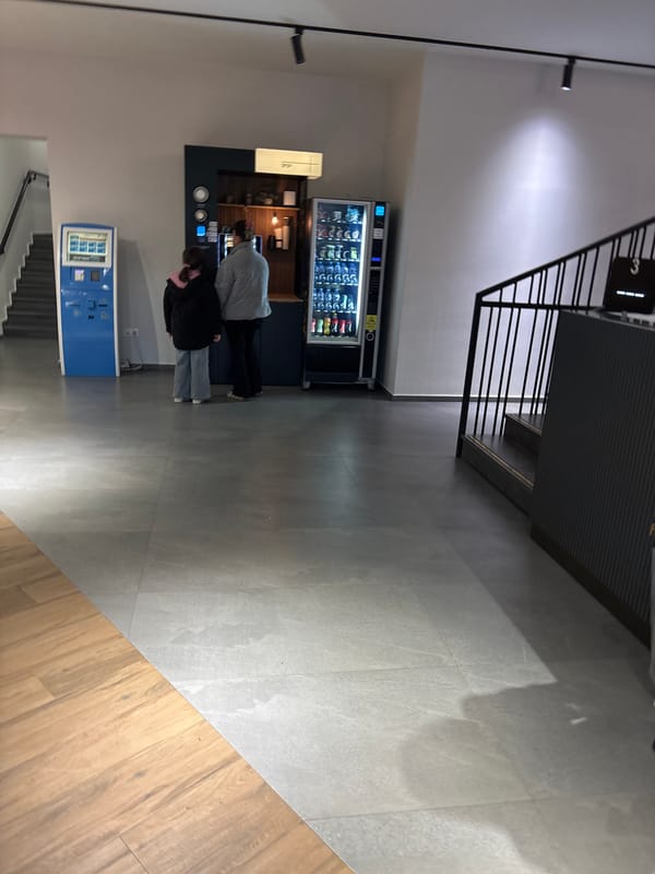 Morning activity captured inside public building in Tbilisi