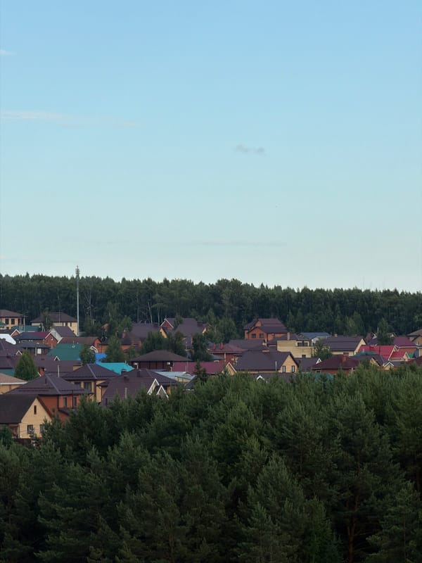 Kazan neighborhood in bloom, flowers and streets in summer
