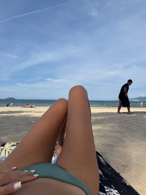 Beach and street snapshots from a Nha Trang morning