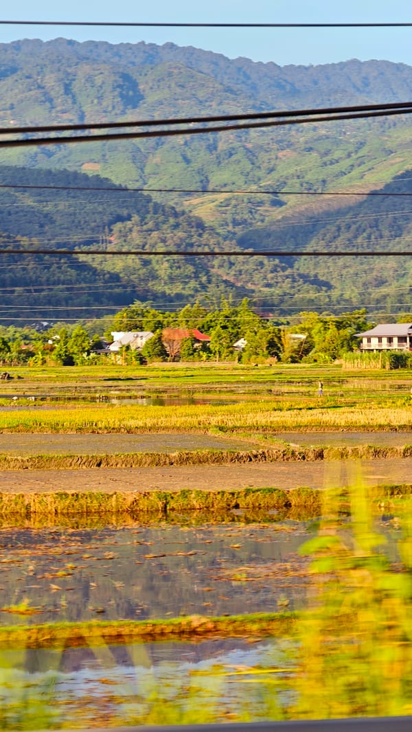 Rural Vietnam landscape documented near Bản Hẻo village