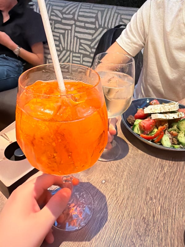 Evening dining gathering observed at Sofia restaurant