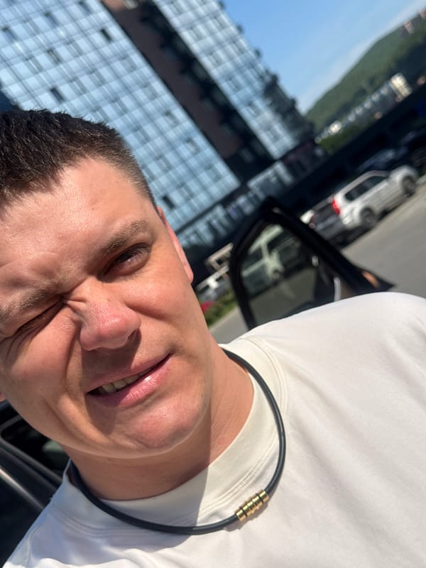 Casual street moment in Vladivostok, selfie and smartwatch close-ups