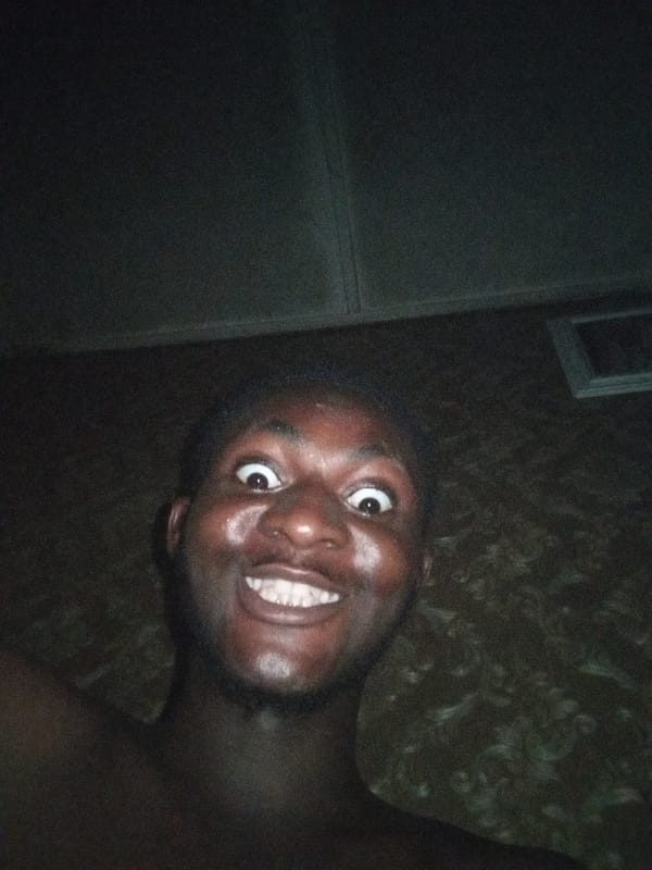 Person takes animated selfies indoors during four-minute span