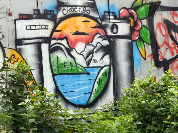 Street art, urban nature, and small details in Tyumen