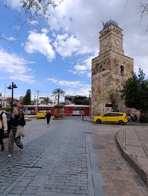 Early morning breakfast documented at Antalya restaurant