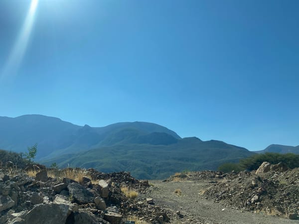 Dirt path through rocky terrain documented near Cerro Verde