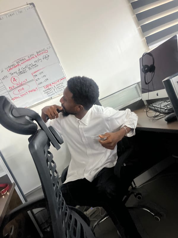 Office workers documented during routine day at Karum facility