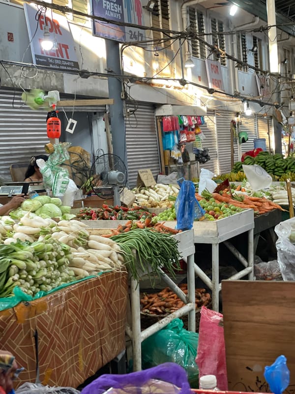 Morning market activity documented across Davao City produce stalls