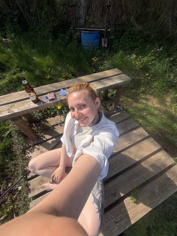 Woman celebrates 30th birthday with fishing, outdoors in Russia