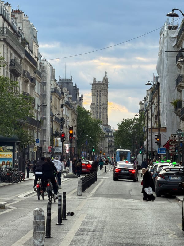 Historic Paris architecture documented by witnesses near city center