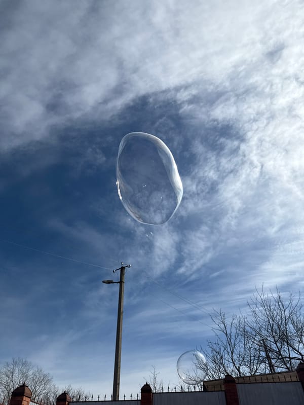 Soap bubble activity observed in Maykop residential area