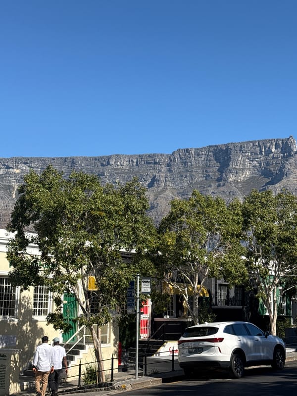 Cape Town street scenes and local businesses documented