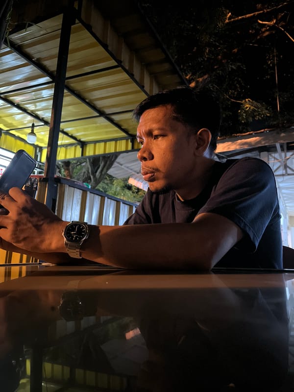 Late-night café session at dr.kupi Espresso, Lhokseumawe