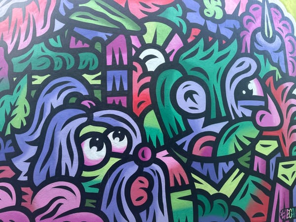 Street art murals documented across Sofia boulevards and squares