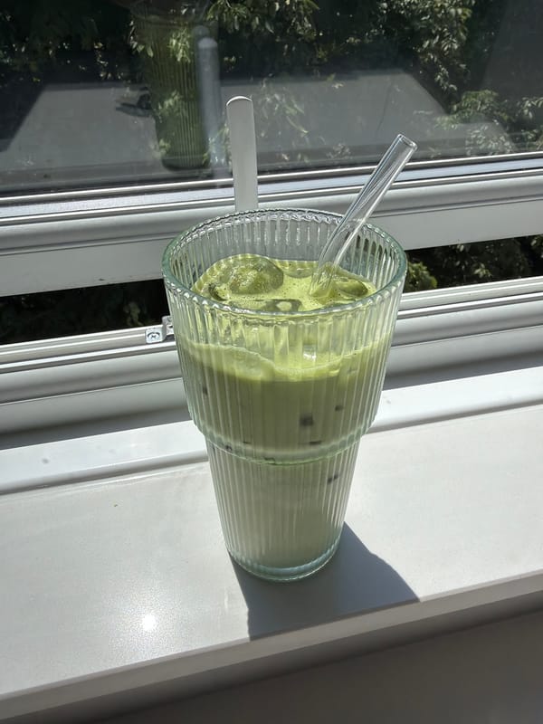 Matcha drinks and a fig-forward lunch in north London