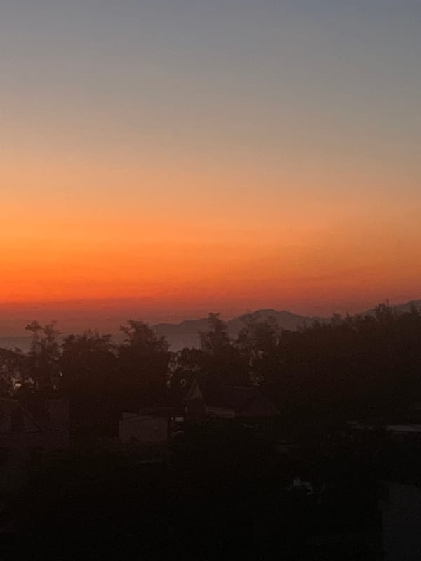 Sunset over Đà Nẵng's coastline, shot from multiple angles
