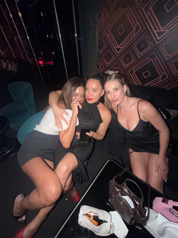 Night out at a Novosibirsk club, champagne and purple light