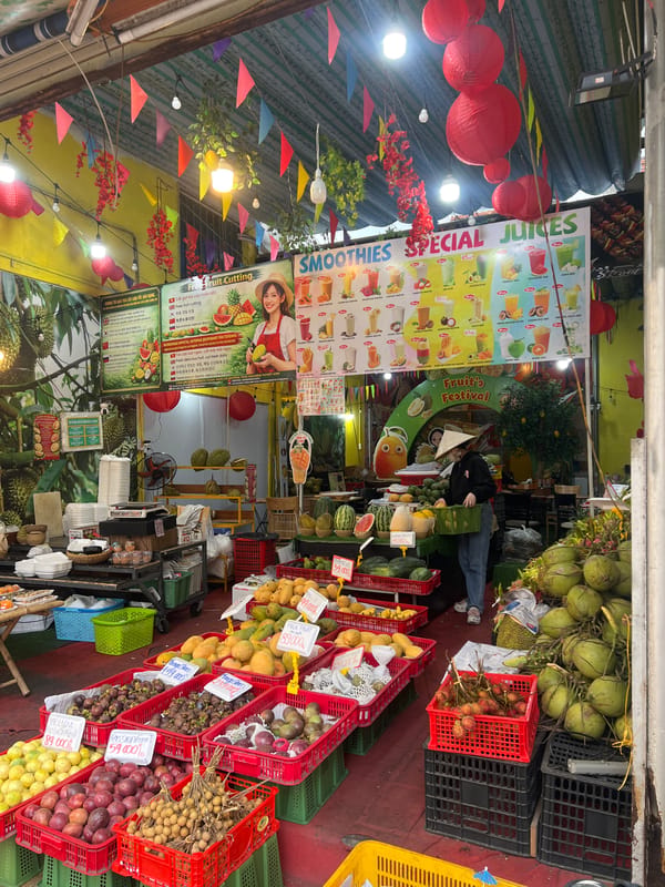 Daily street commerce documented in Nha Trang, Vietnam